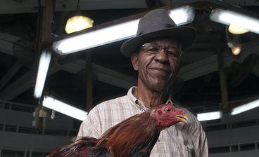      Félix Casérus, propriétaire du pitt Central Libre, Sainte-Marie, 2010