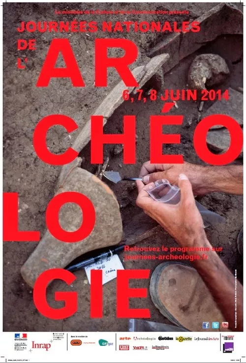 Affiche des journées nationales de l'archéologie