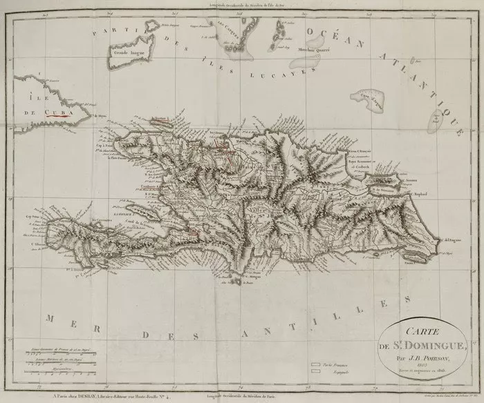 Carte de Saint-Domingue