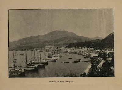 Photographie de Saint-Pierre avant l'éruption