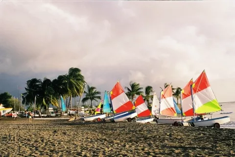 Photographie de la base nautique de Schoelcher en Martinique