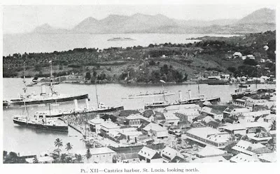 Image : Castries harbor, St. Lucia, looking north
