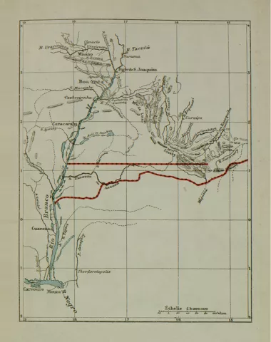 Carte des fleuves du Brésil