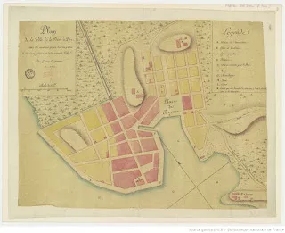 Plan de la ville de Pointe-à-Pitre, 1772