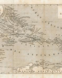 Carte des Antilles